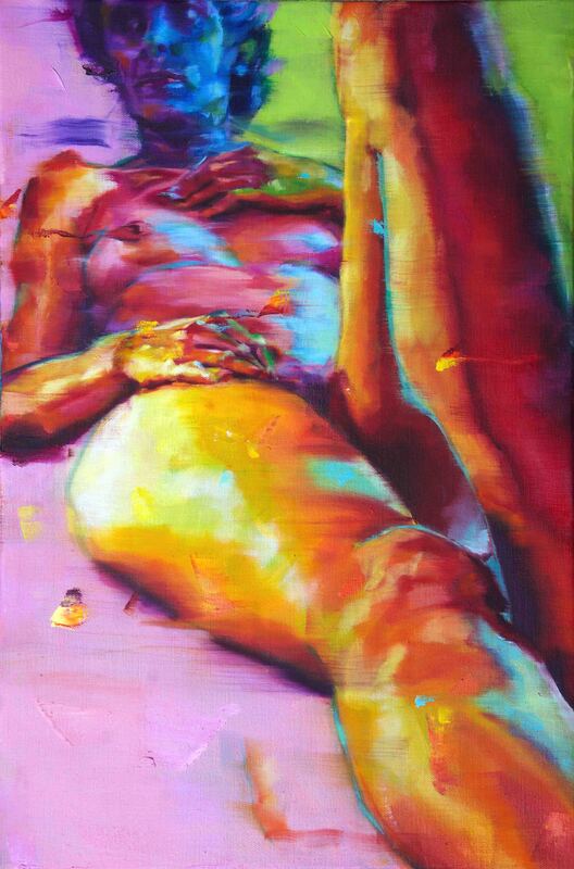 Rowan Newton, art, painting, portrait, nude, male nude, classical, contemporary, jealous gallery 