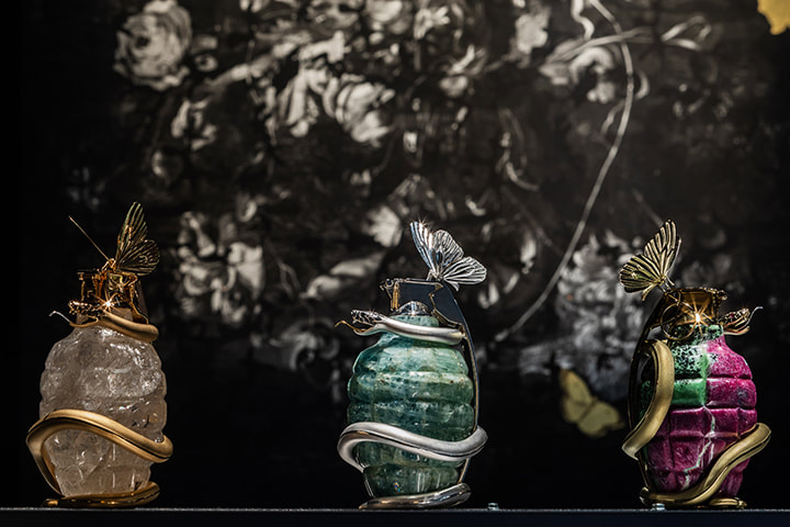 Magnus Gjoen, bronze, jewels, sculptures, Baldi, salone del mobile, milan, interior 